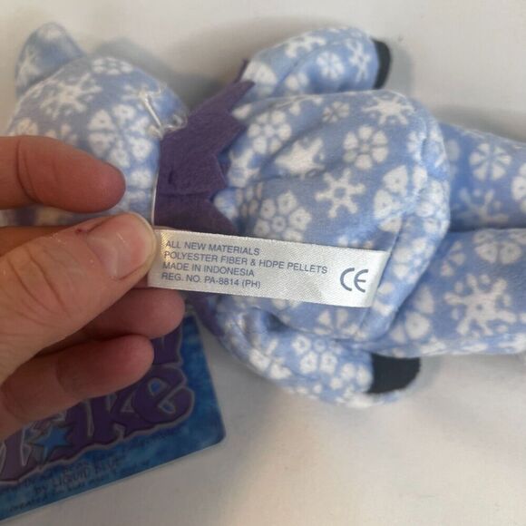 Grateful Dead Bean Bear Collection by Liquid Blue NWT "Snowflake"Bear 1990 - Picture 7 of 8